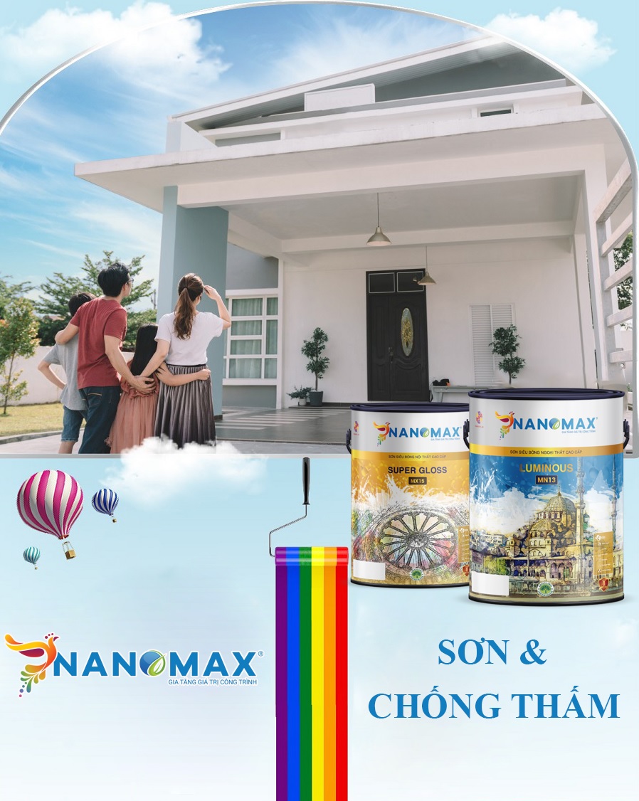 Sơn sinh học Nanomax – sự lựa chọn hoàn hảo cho mọi công trình